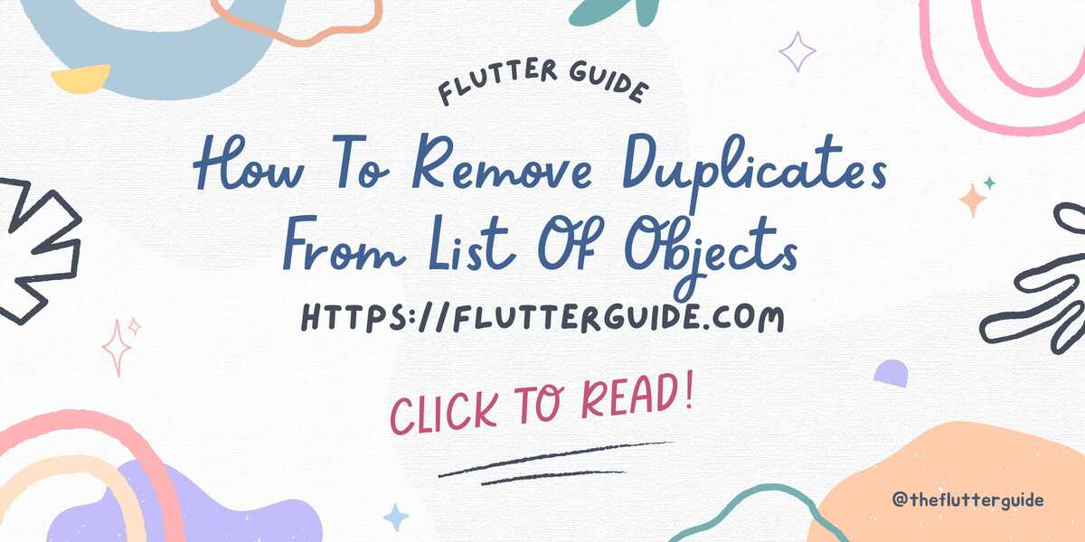 How to remove duplicates from List of Objects