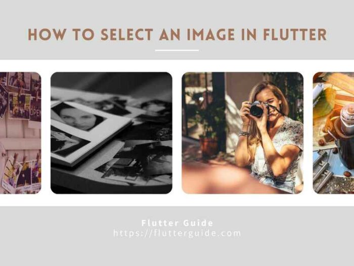 How to select an image in Flutter
